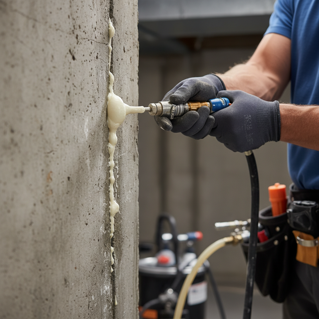 Réparation fissure fondation Hope — installation professionnelle