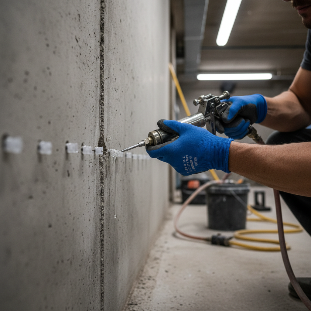 Réparation fissure fondation Rémigny — installation professionnelle