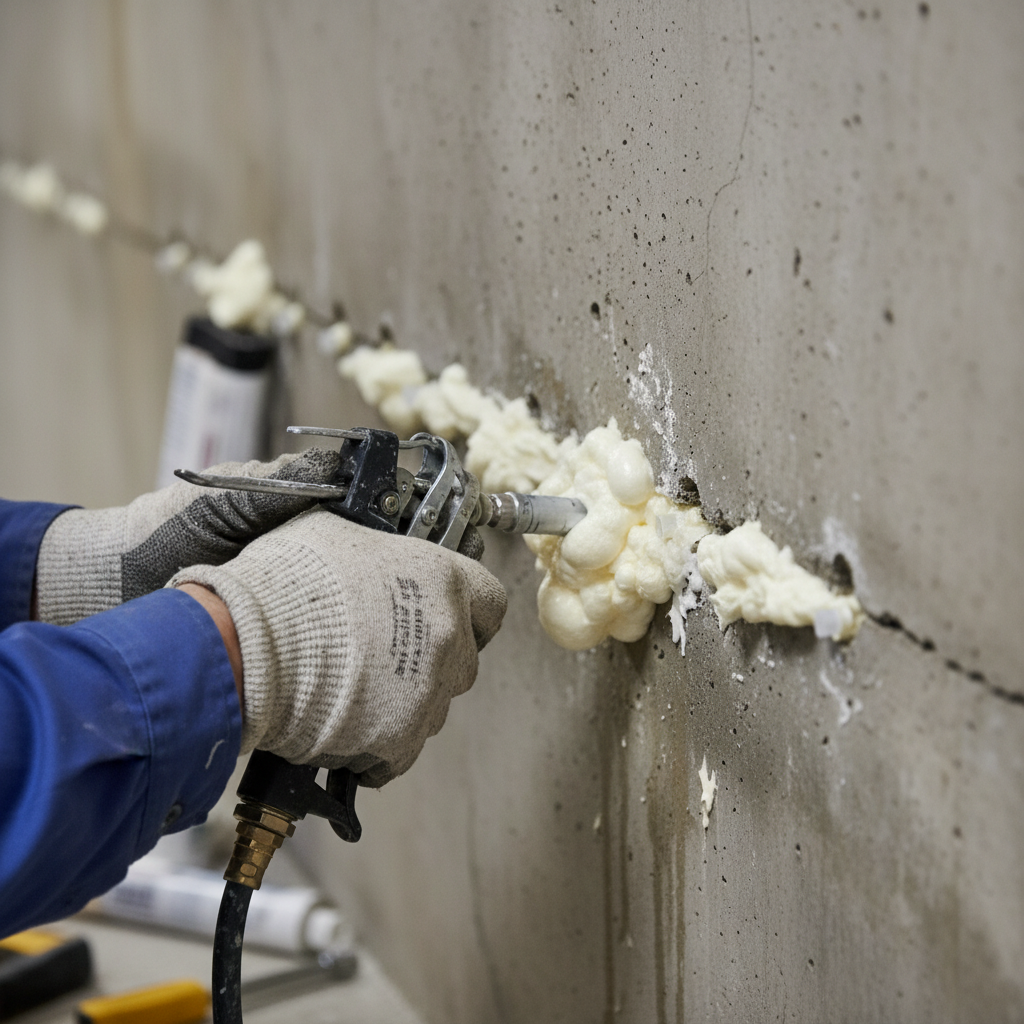 Réparation fissure fondation Cleveland — installation professionnelle